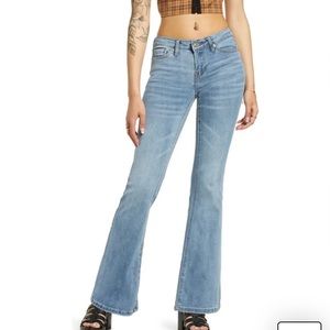 Low Rise Flare Jeans